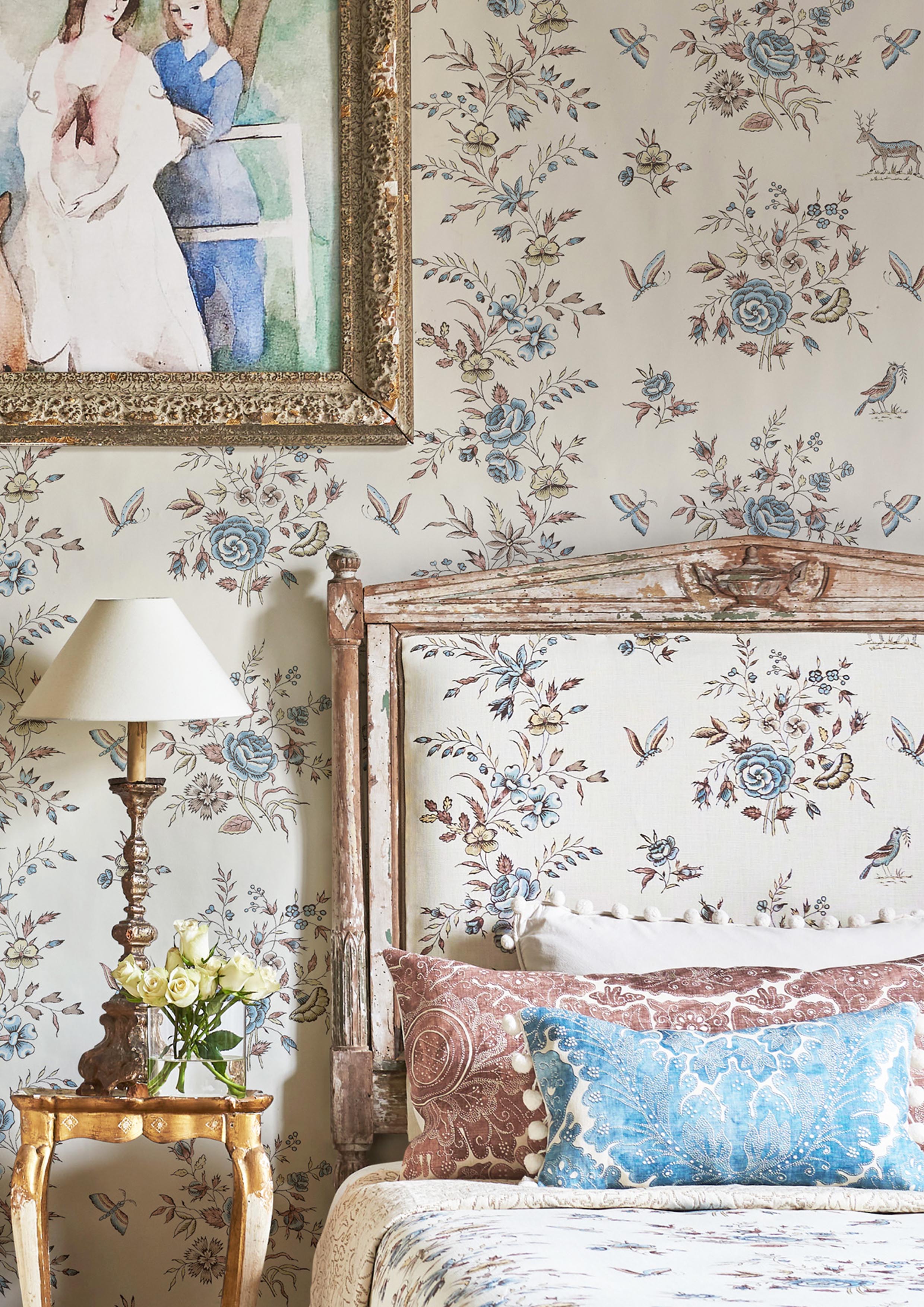 fleurie design wallpaper and fabric by lewis and wood